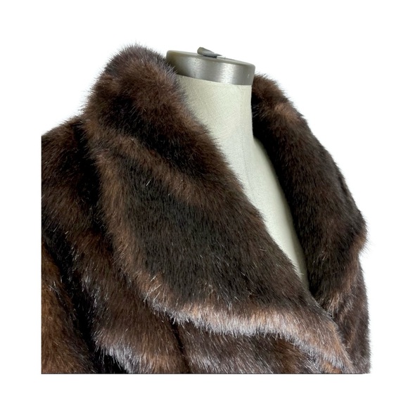 Fabulous Furs Vintage Faux Mink Sable Fur Coat - Picture 14 of 15